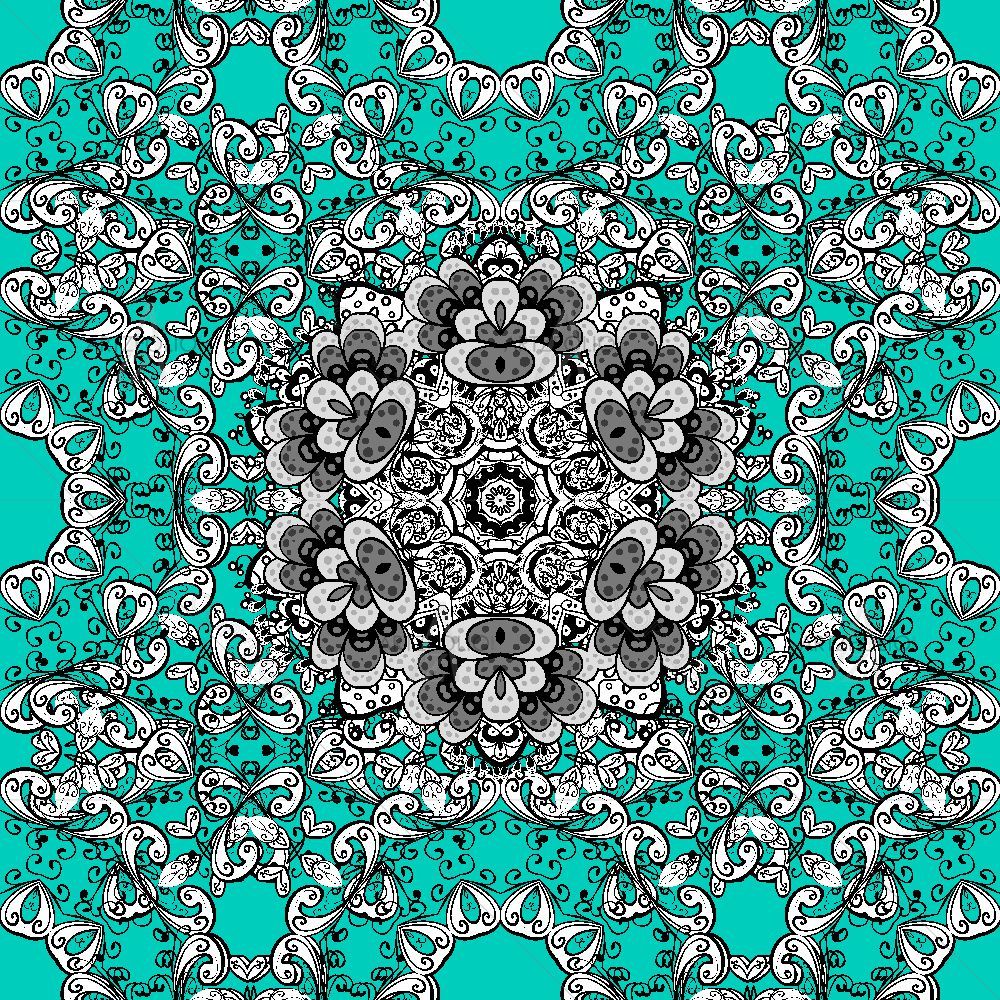 Abstract White Snowflakes — Devotional custom art by ArtzFolio