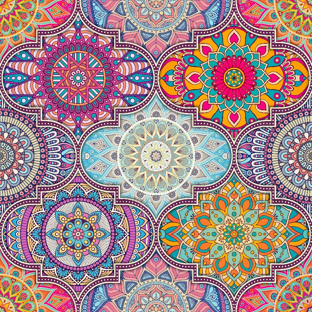 Vintage Ottoman Motifs — custom-size art design 5016062