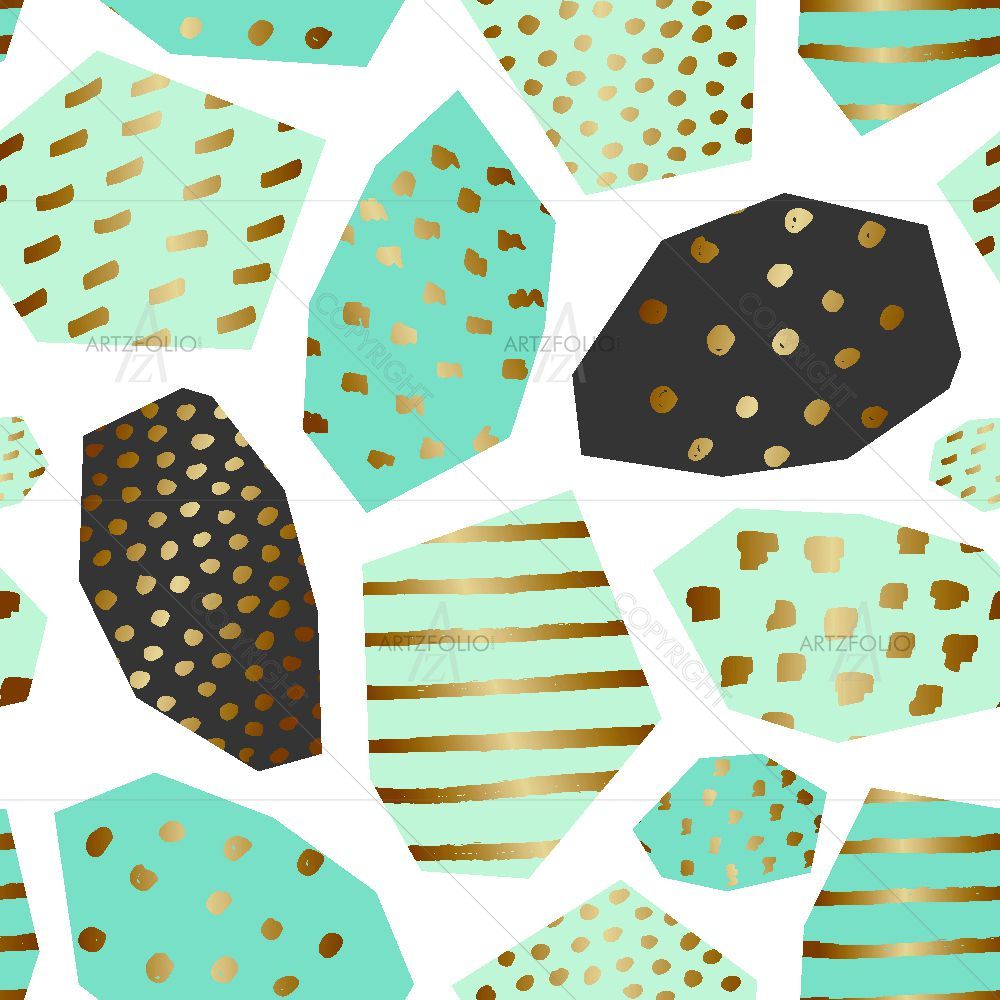 Repeat Geometrical Shapes — custom-size art design 5016076