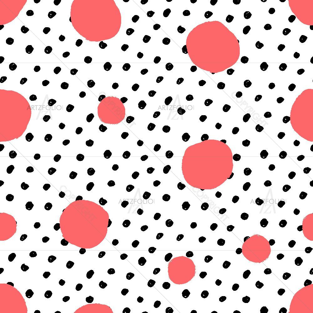 Round Shaped Repeating Style — custom-size art design 5016094