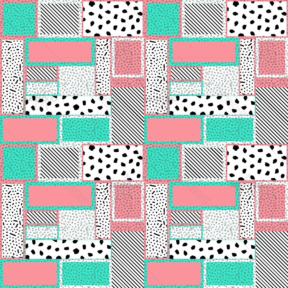 Colorful Rectangles D2 — Abstract custom art by ArtzFolio