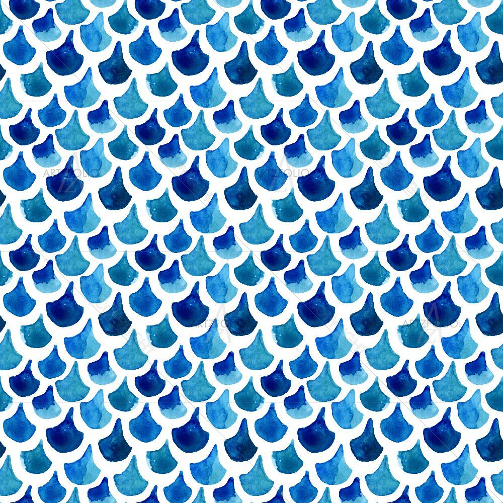Abstract Fish Scale — Abstract custom art by ArtzFolio