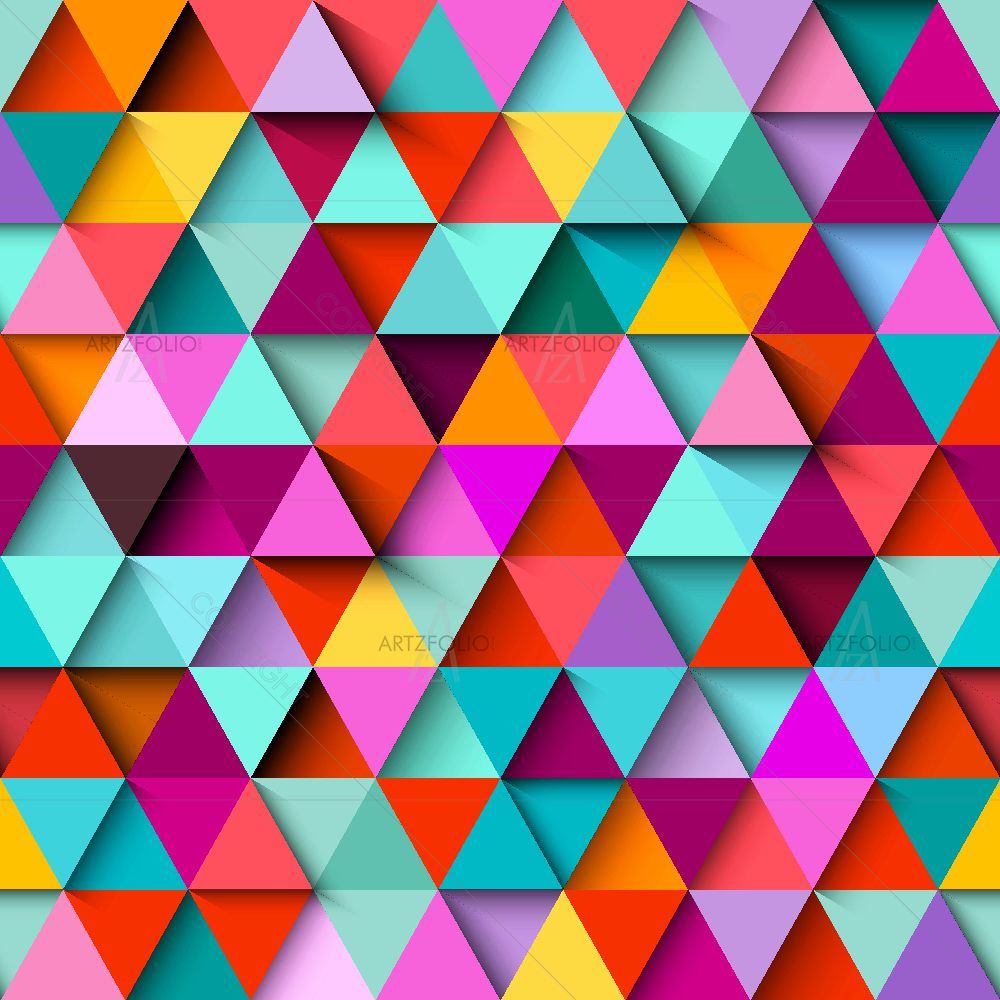 Geometric Pattern D24 — Abstract custom art by ArtzFolio