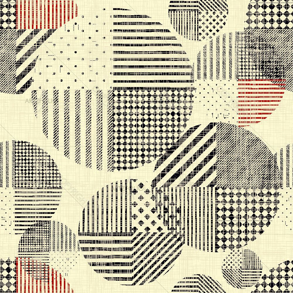 Abstract Circles D6 — Abstract custom art by ArtzFolio