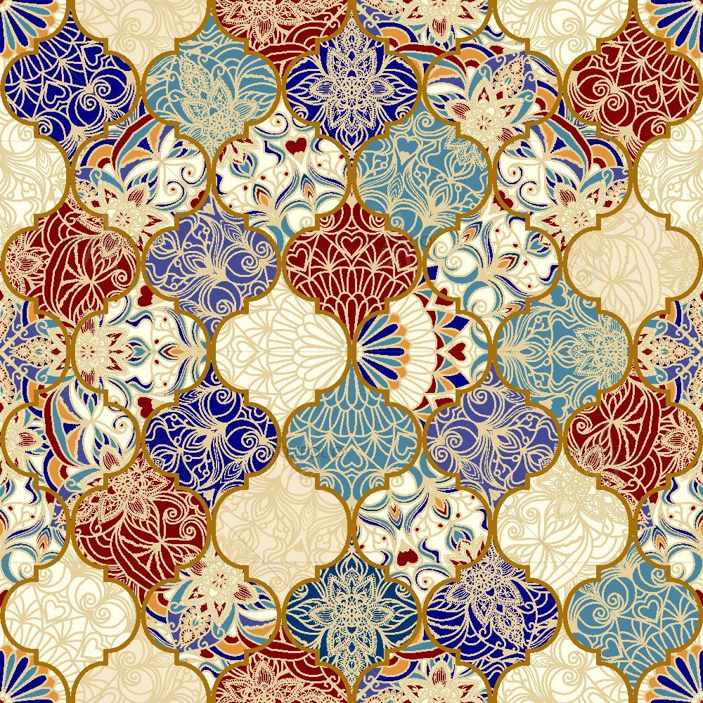 Vintage Colorful Patchwork Style — Devotional custom art by ArtzFolio