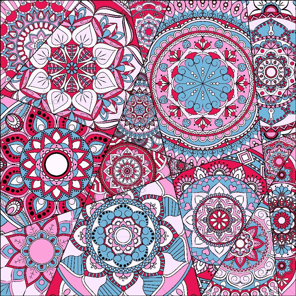 Vintage Mandalas D2 — Devotional custom art by ArtzFolio