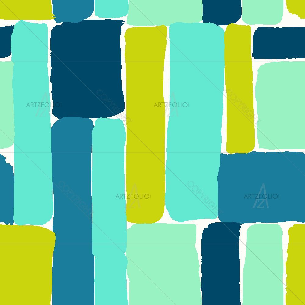 Brush Stroke Repeating Style D2 — Abstract custom art by ArtzFolio