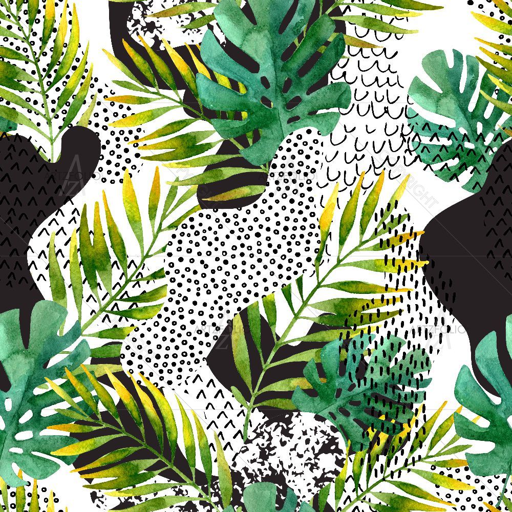 Summer Grunge Style — Botanical custom art by ArtzFolio