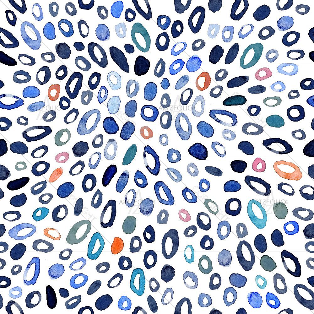 Brush Dots — Abstract custom art by ArtzFolio