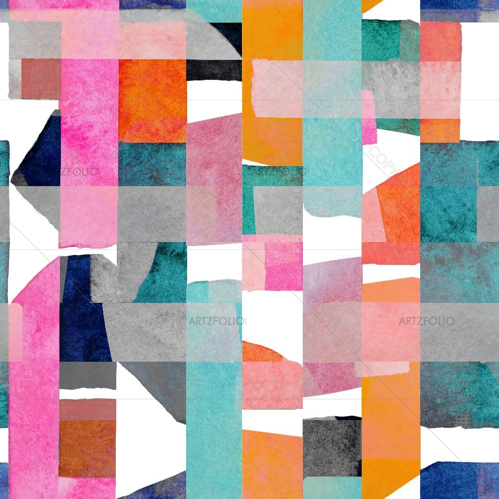 Abstract Geometric Shapes D1 — Abstract custom art by ArtzFolio