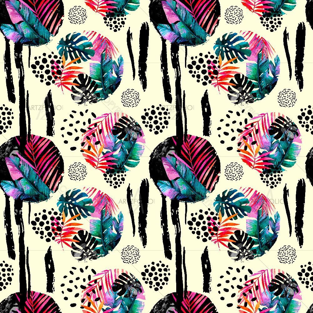 Abstract Memphis — custom-size art design 5016251