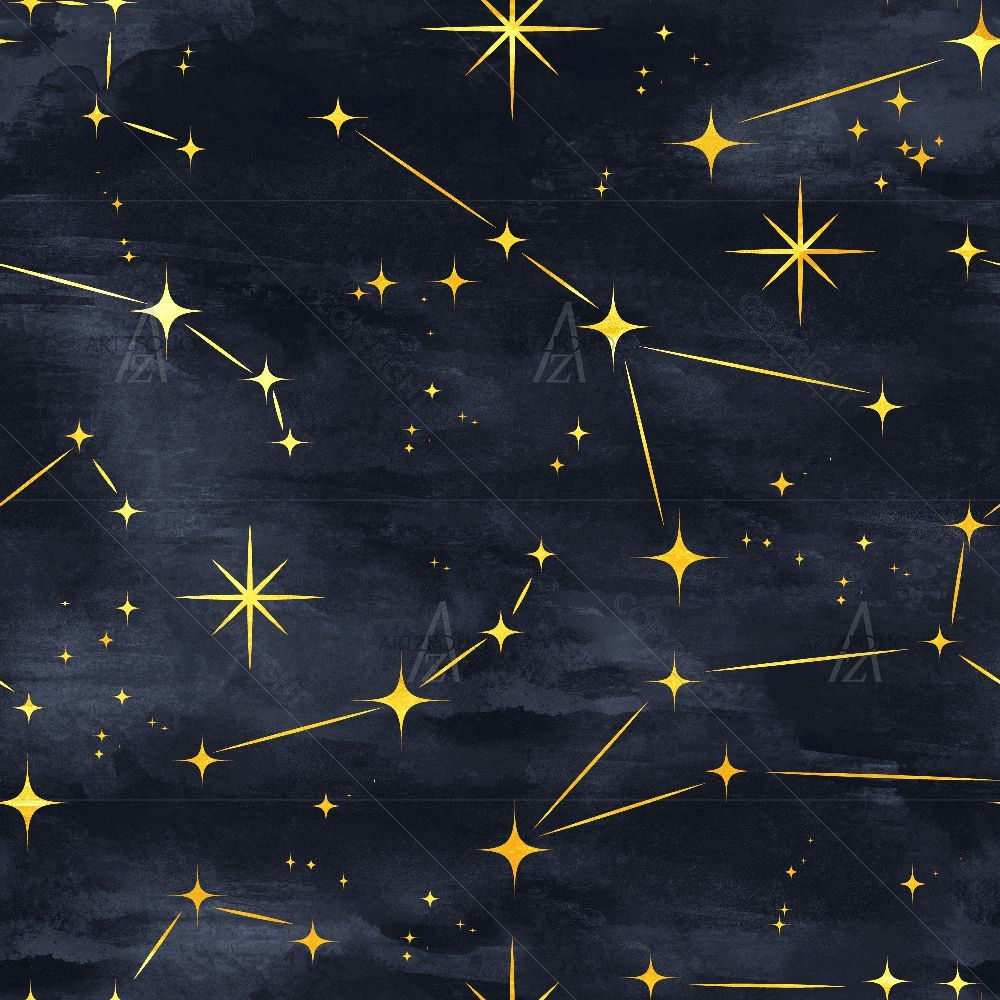 Night Sky Pattern D2 — Astrology custom art by ArtzFolio