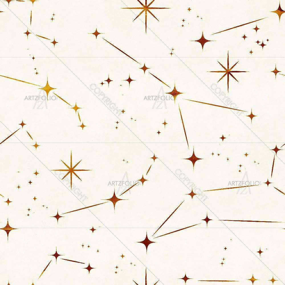 Night Sky Pattern D3 — Astrology custom art by ArtzFolio