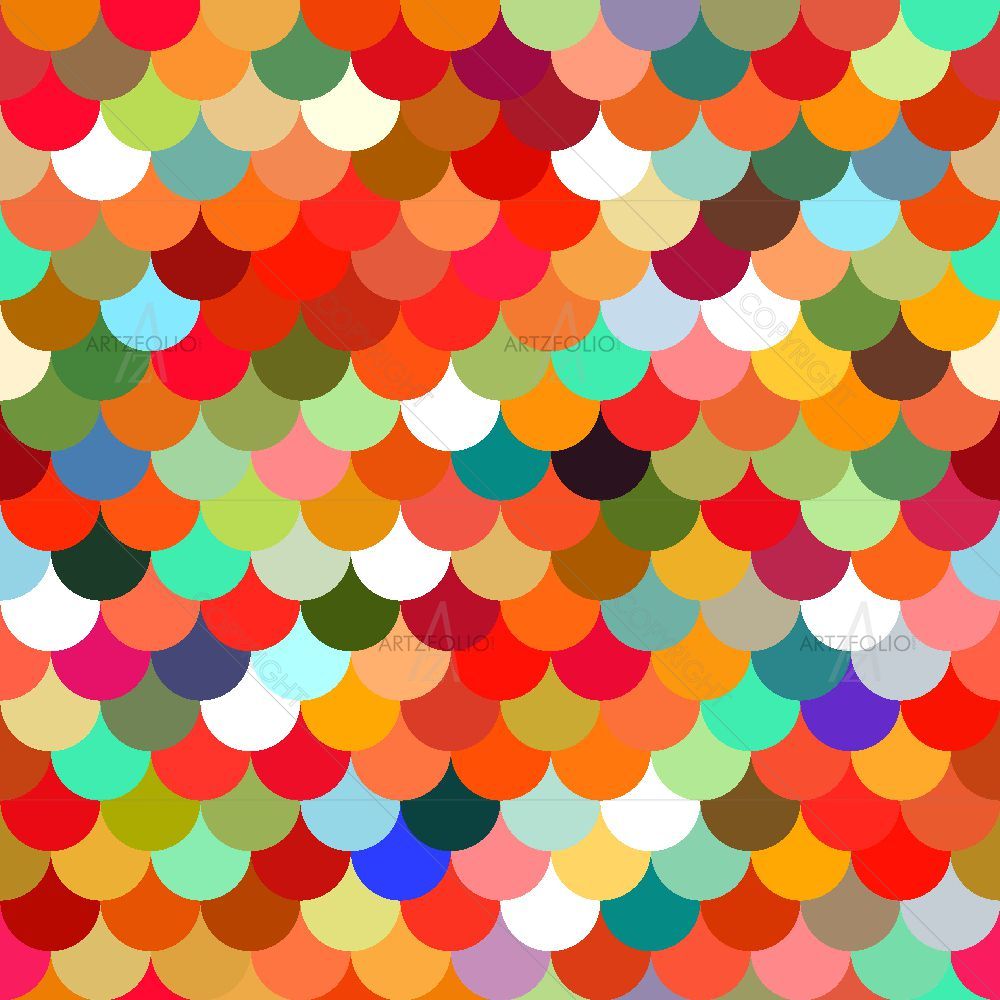 Colorful Shapes D5 — Abstract custom art by ArtzFolio