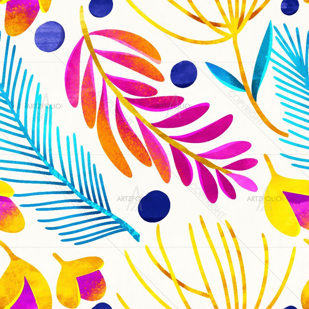 Floral Pattern D11 — custom-size art design 5016311