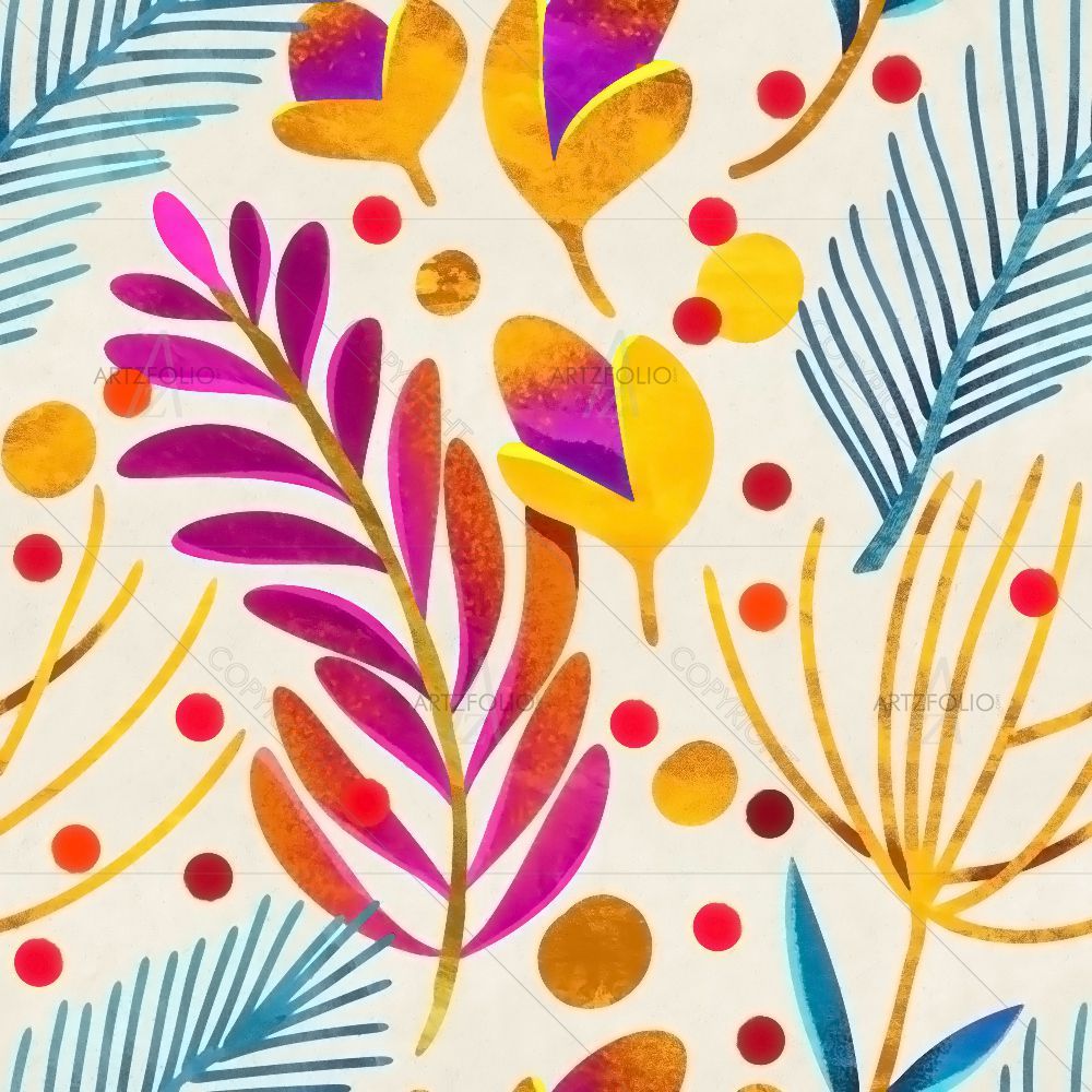 Watercolor Floral Art — Botanical custom art by ArtzFolio