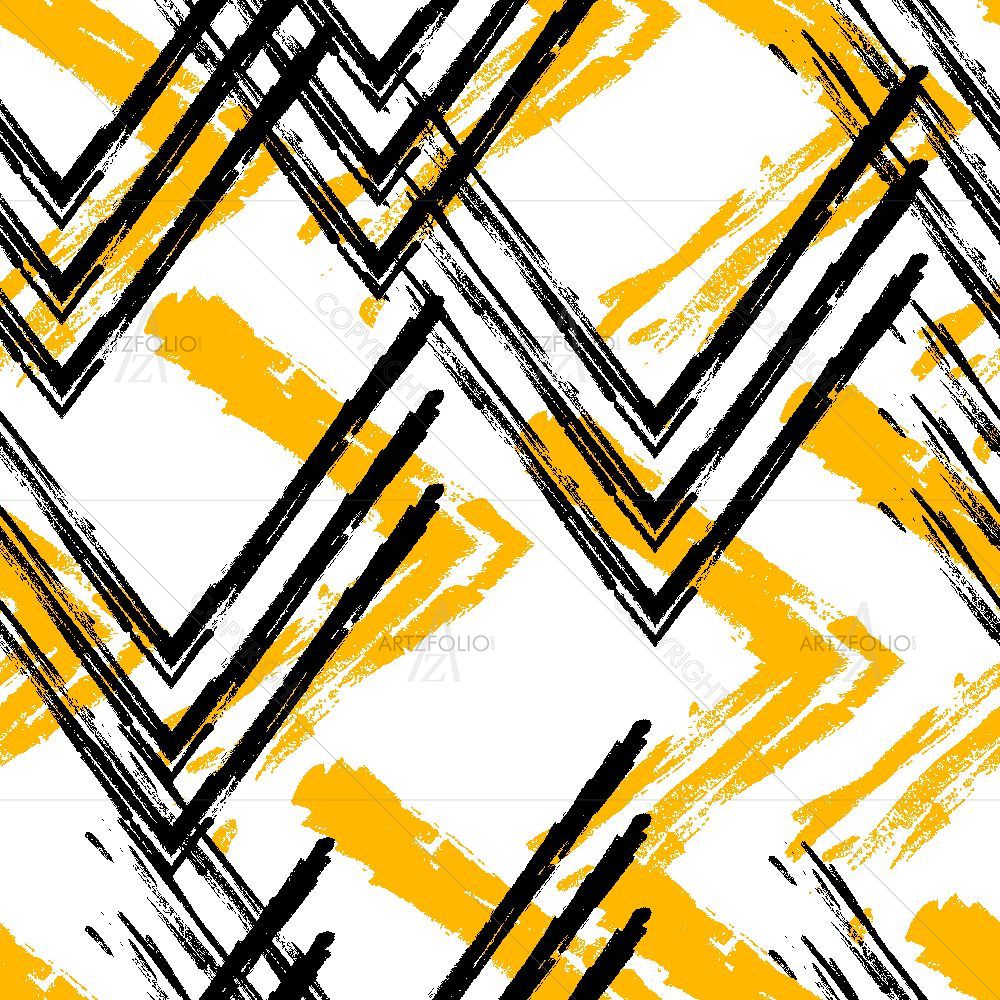 Abstract Zigzag — Abstract custom art by ArtzFolio