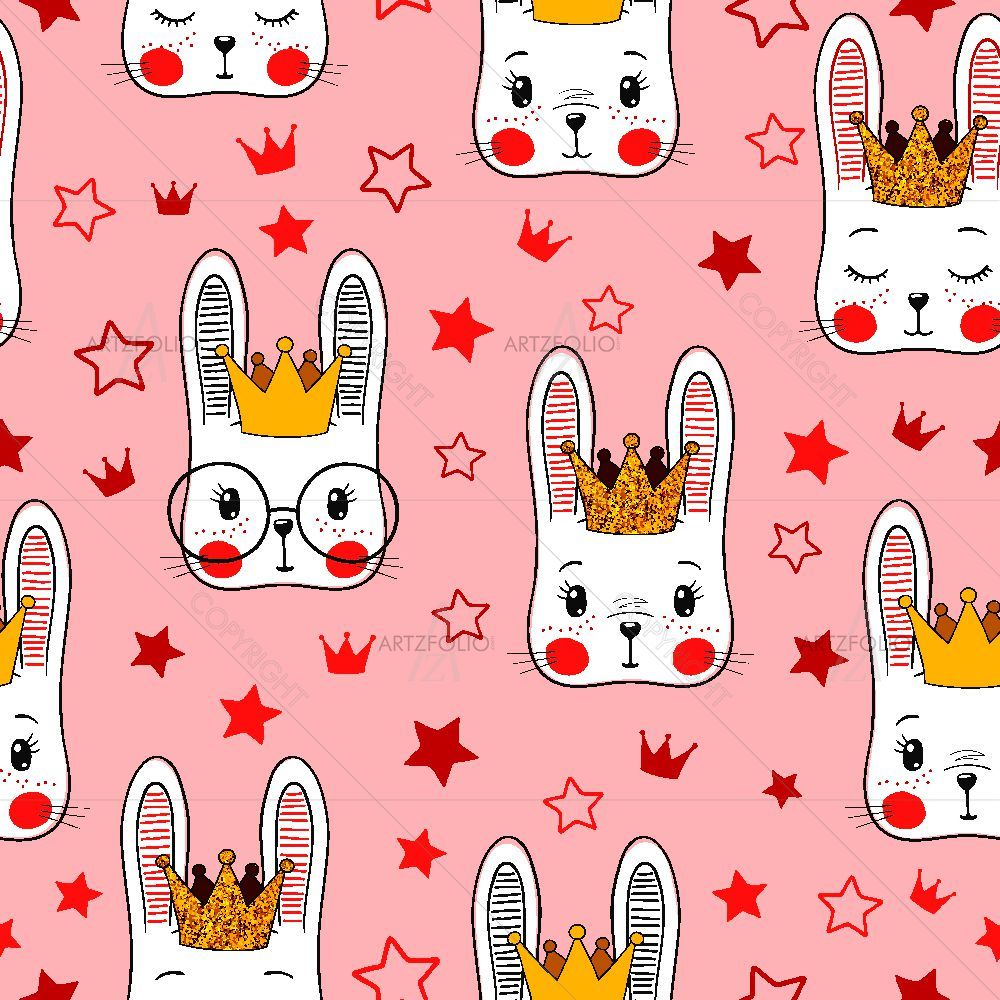 Rabbit Baby Girl — Animals custom art by ArtzFolio