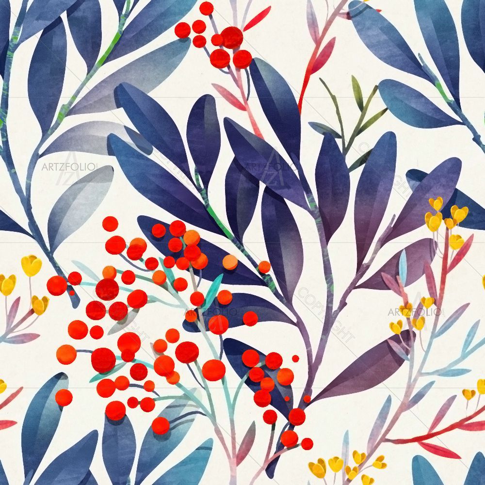 Botanical Floral D5 — custom-size art design 5016339