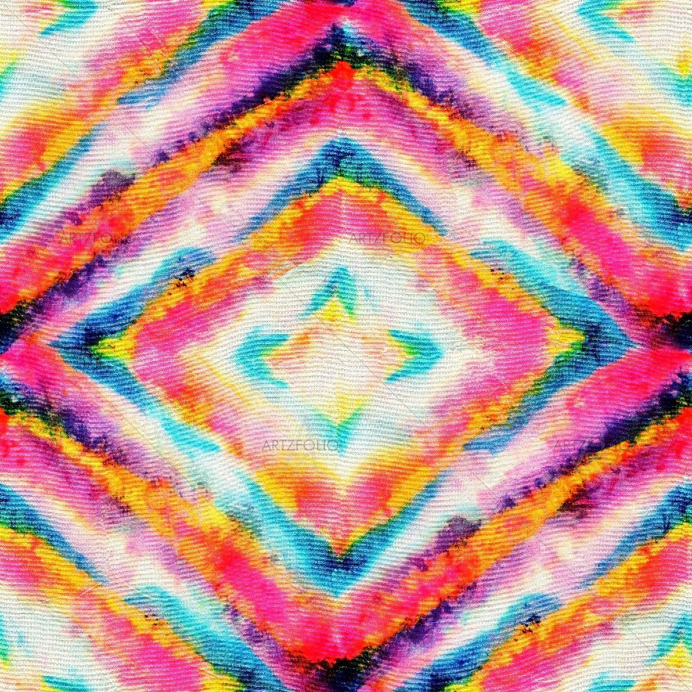 Shibori Ikat Batik Art D3 — custom-size art design 5016346