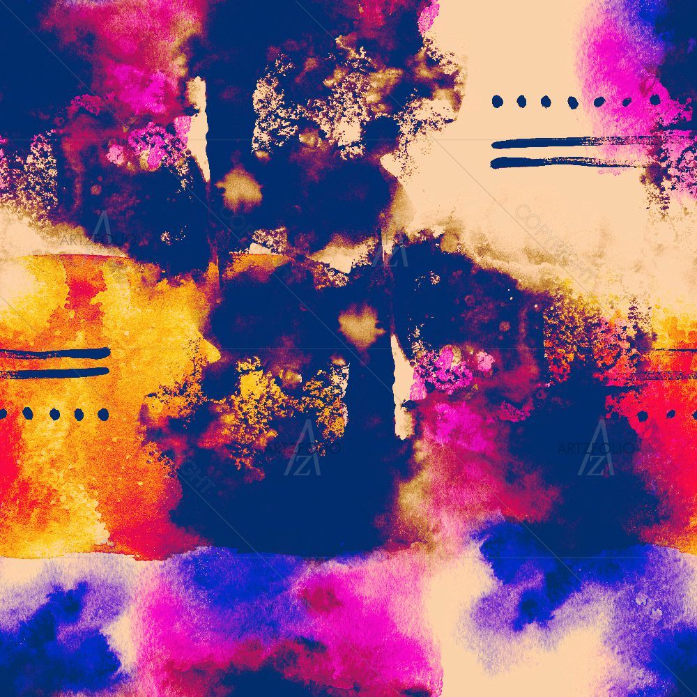 Colorful Abstract Watercolor — Abstract custom art by ArtzFolio
