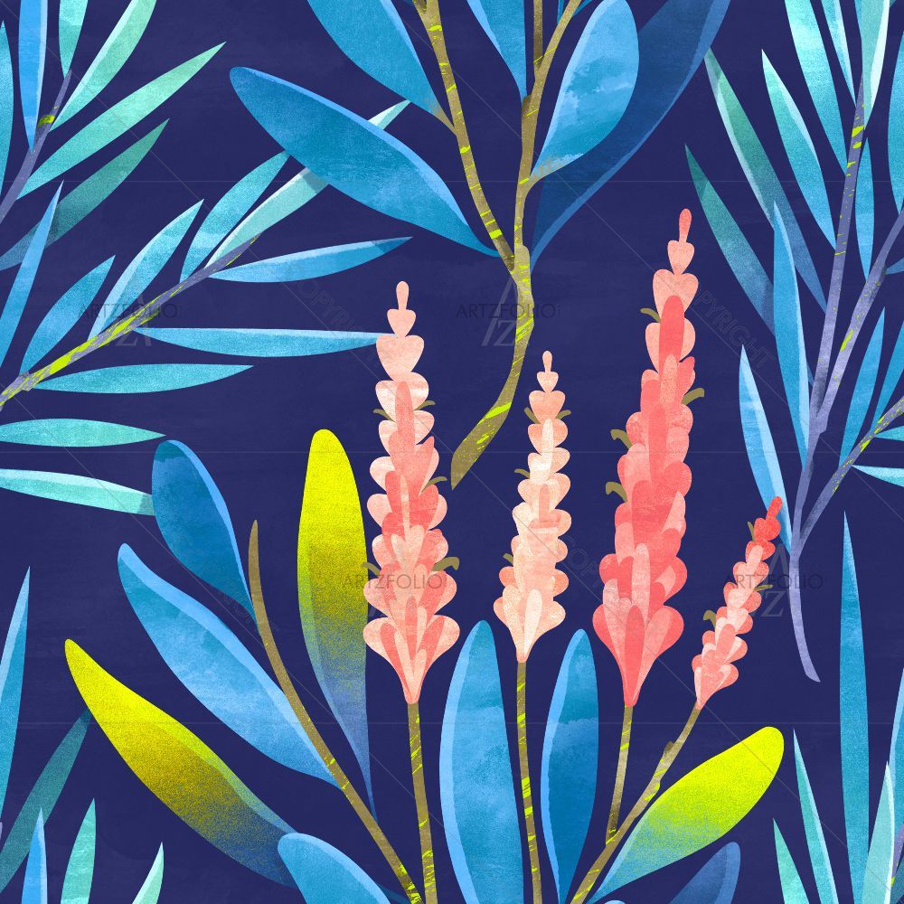 Colorful Botanical Style — Botanical custom art by ArtzFolio
