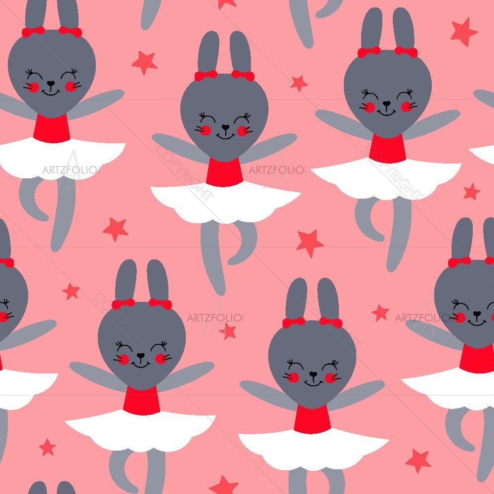 Cartoon Little Bunny — Animals custom art by ArtzFolio
