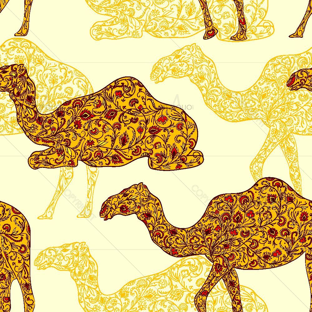 Ornament Camel — custom-size art design 5016425