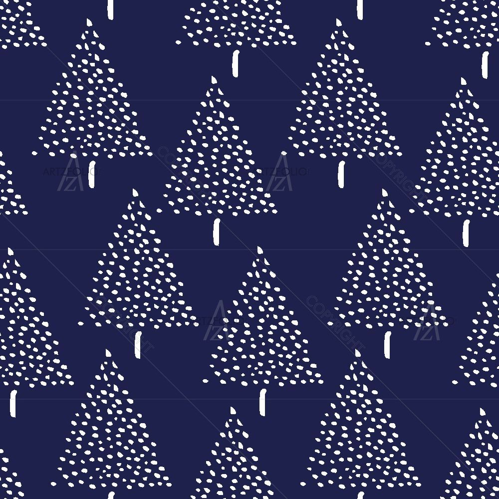 Christmas Tree made of Dots — Devotional custom art by ArtzFolio