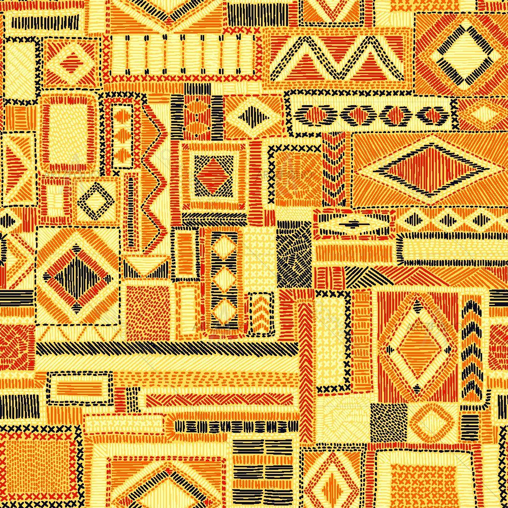 Ethnic Bohemian Pattern — Abstract custom art by ArtzFolio