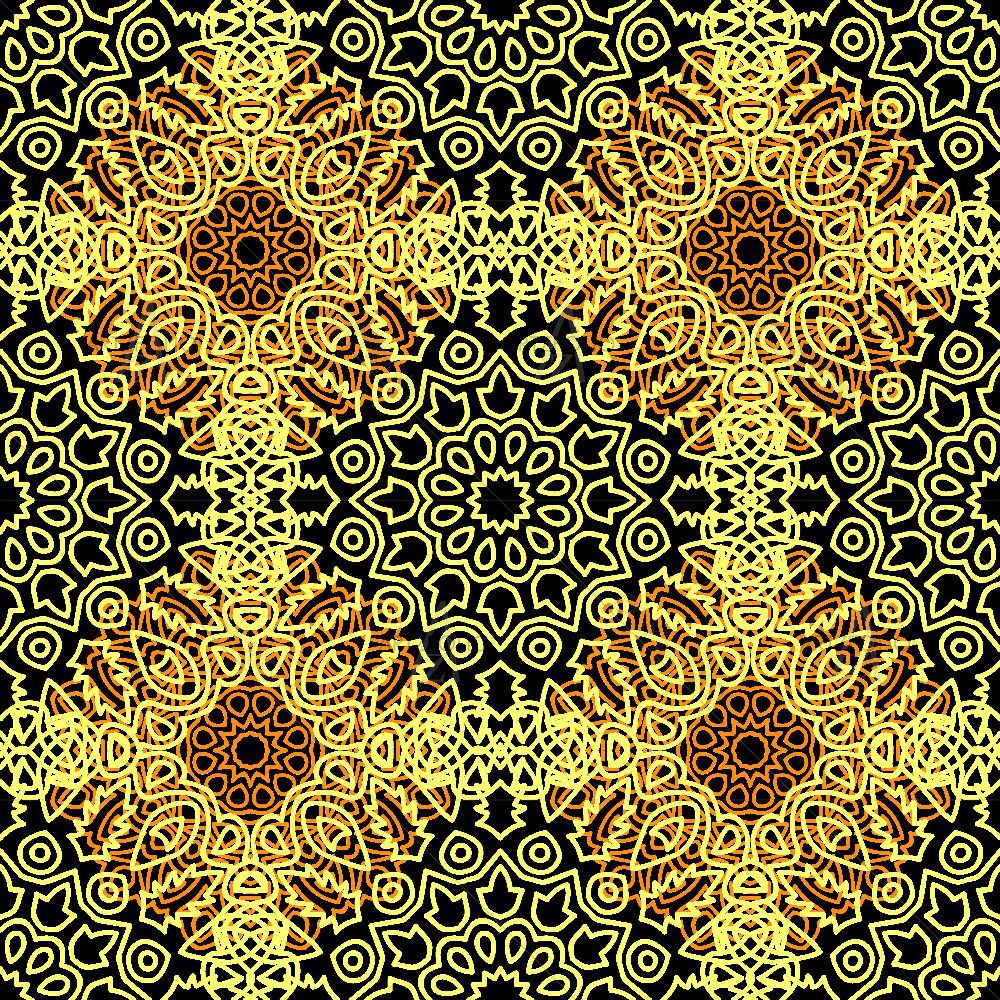 Ottoman Damask Mandalas D1 — custom-size art design 5016448