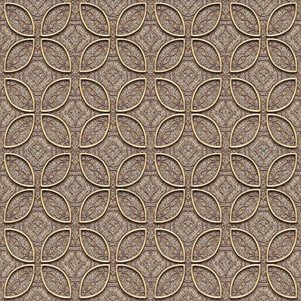 Modern Metallic Relief — Abstract custom art by ArtzFolio