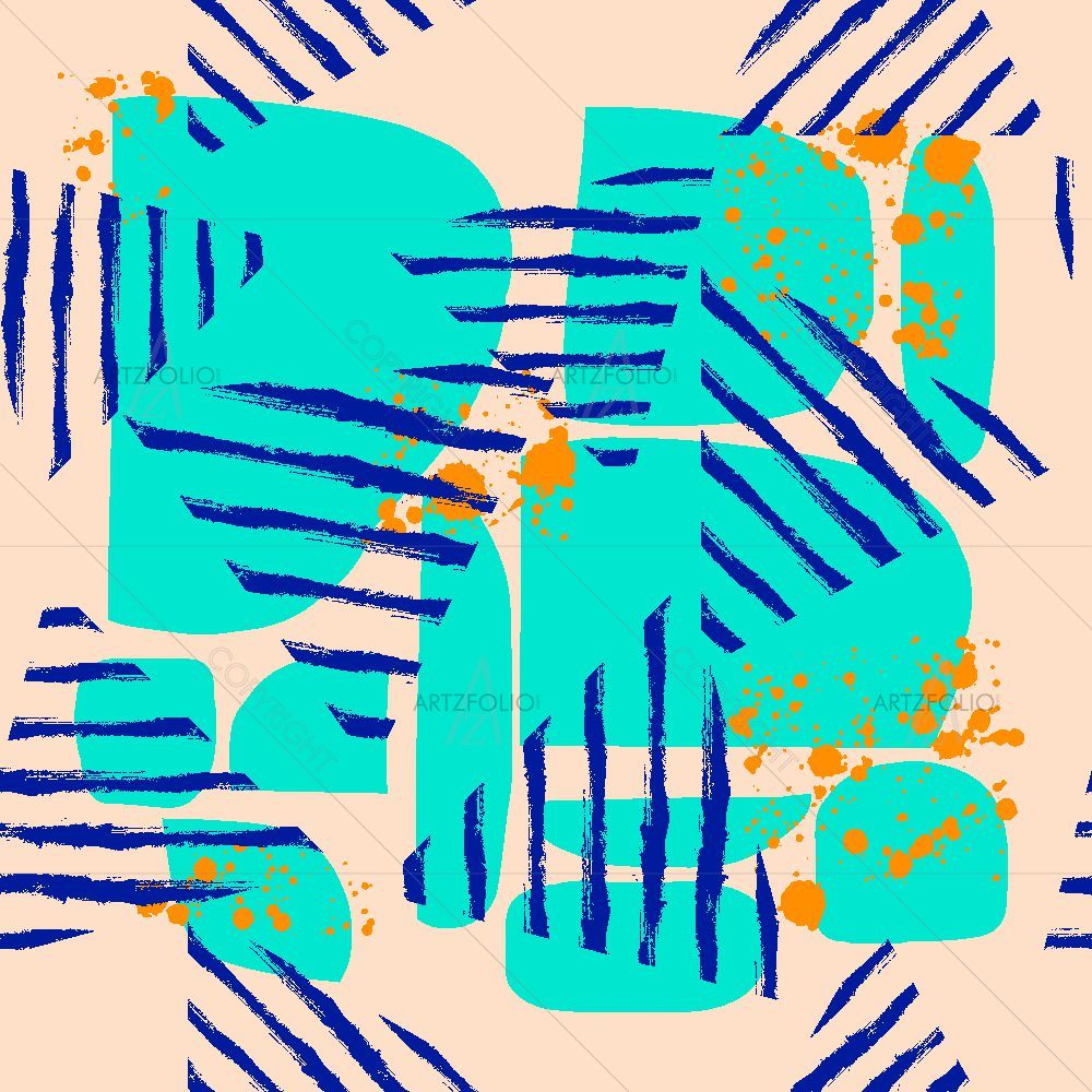 Abstract Geometric Forms — Abstract custom art by ArtzFolio