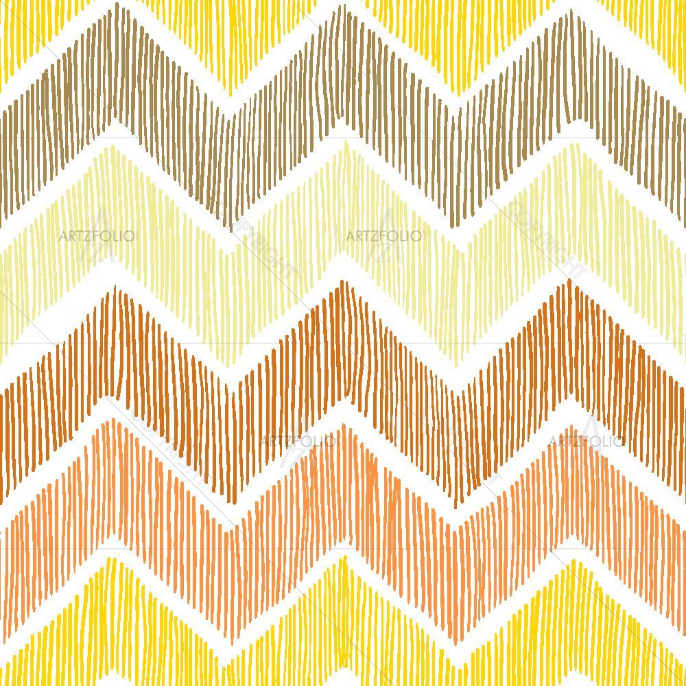 Chevron Zig Zag — Abstract custom art by ArtzFolio