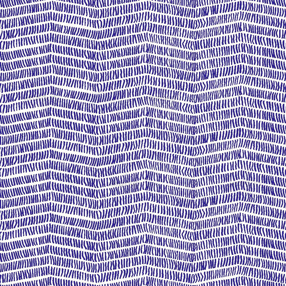 Blue & White Vintage Stripes — Abstract custom art by ArtzFolio