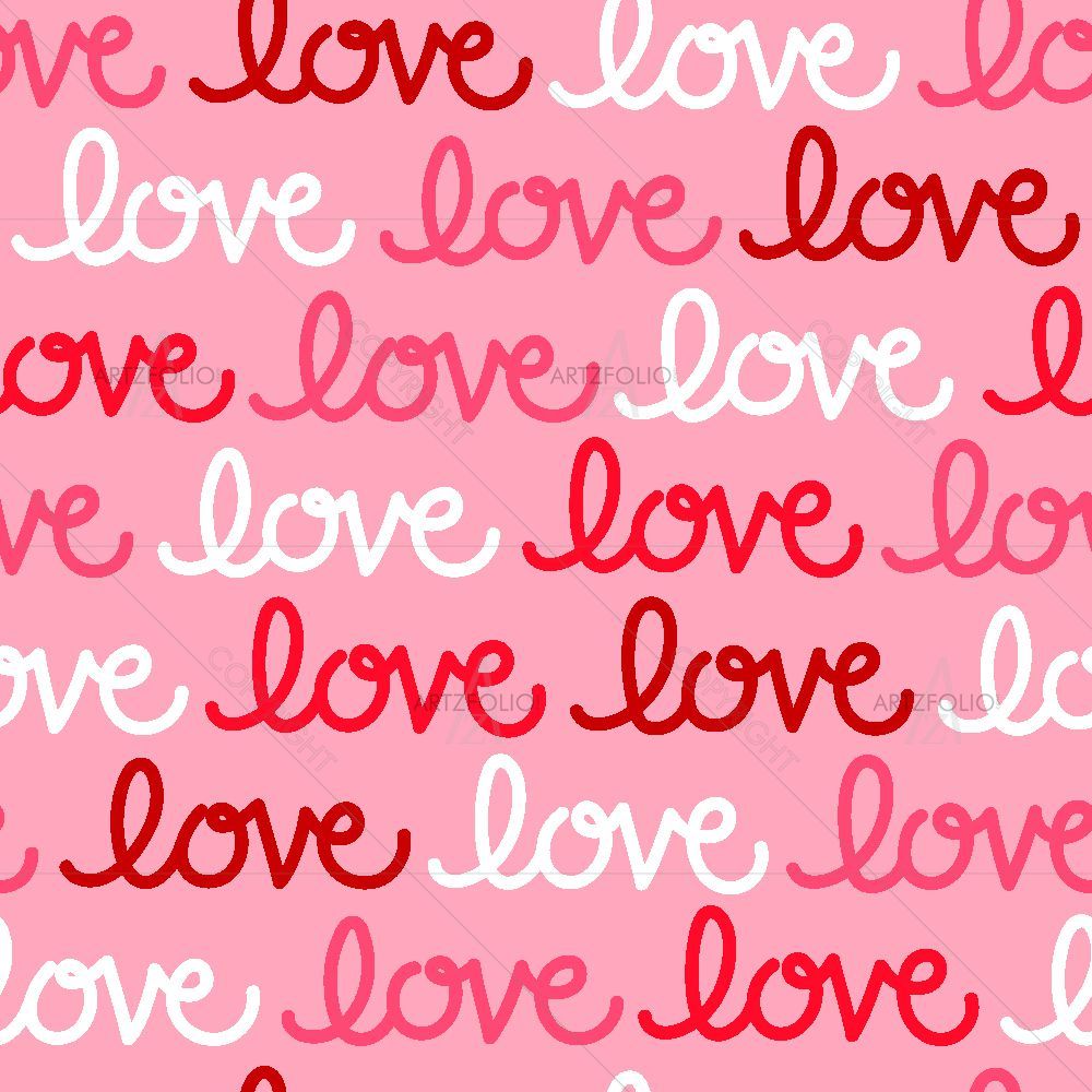 Valentine Day Love — Abstract custom art by ArtzFolio