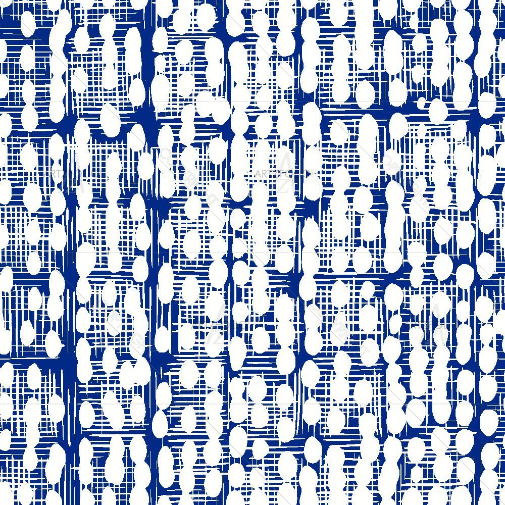 Abstract Indigo Tie Dye Batik D2 — custom-size art design 5016513
