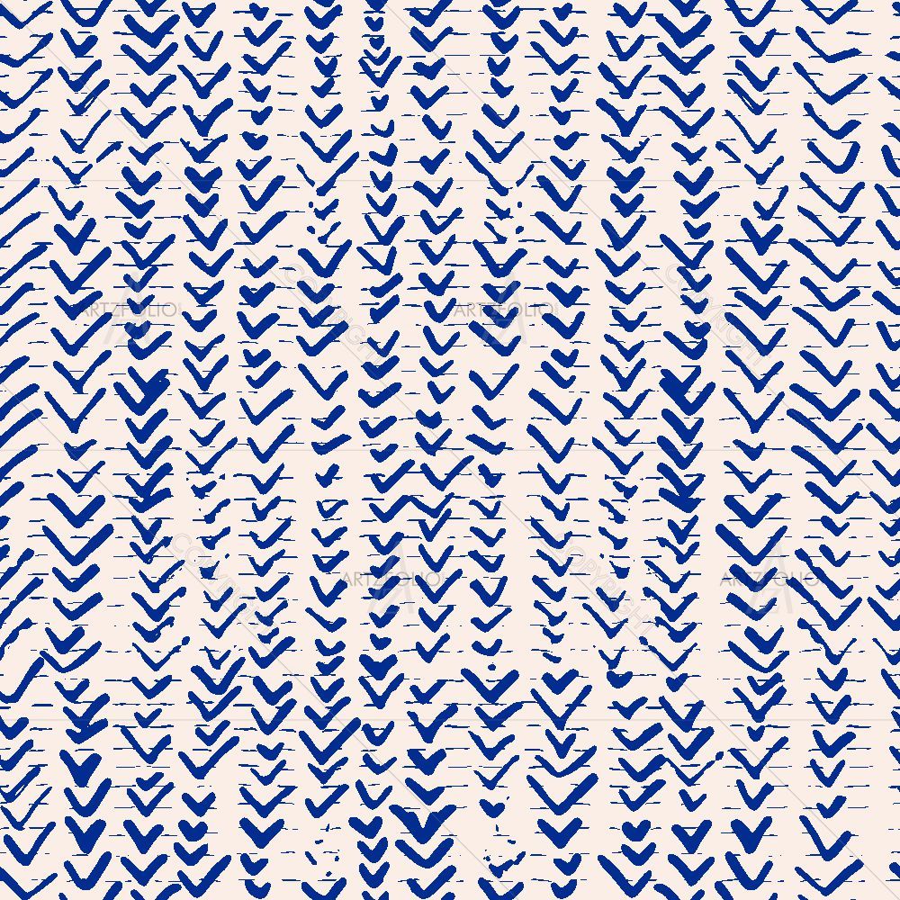 Abstract Indigo Tie Dye Batik D3 — custom-size art design 5016520