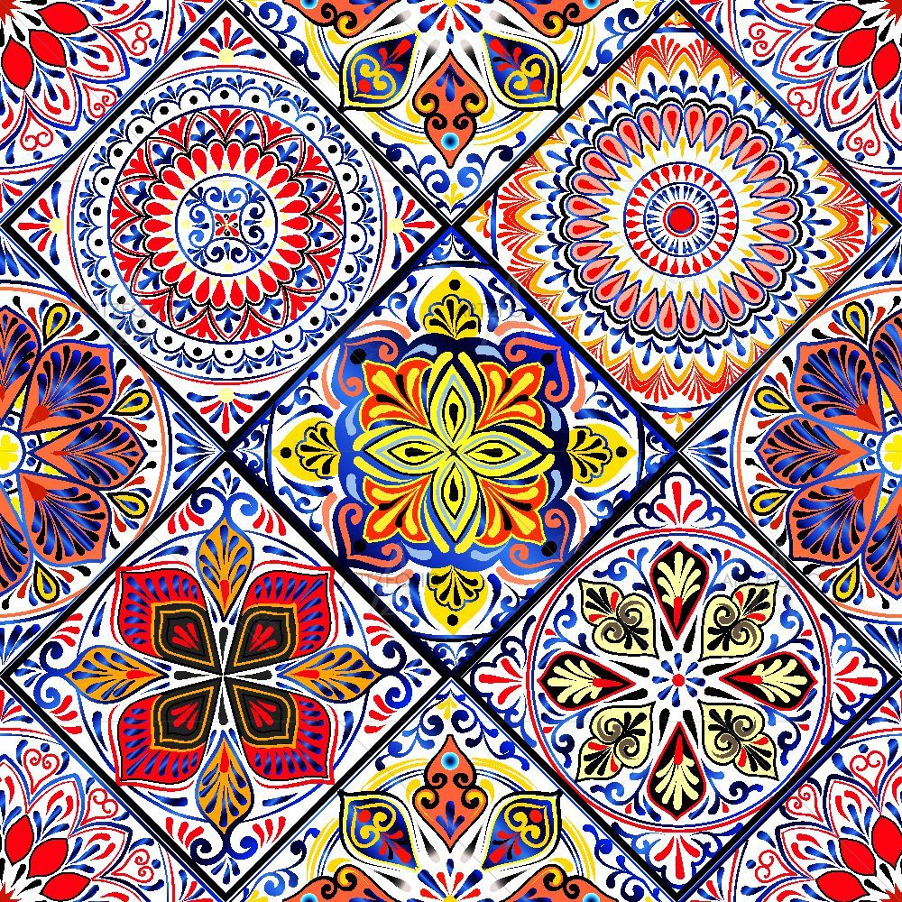 Floral Art Pattern D1 — custom-size art design 5016521