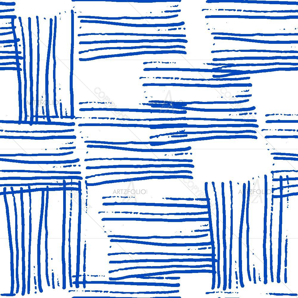 Abstract Indigo Tie Dye Batik D11 — Abstract custom art by ArtzFolio