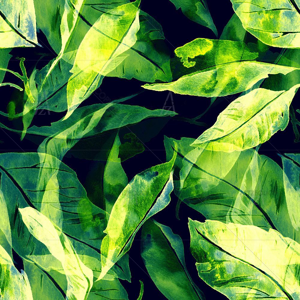 Mandarin Tree Leaves — custom-size art design 5016562