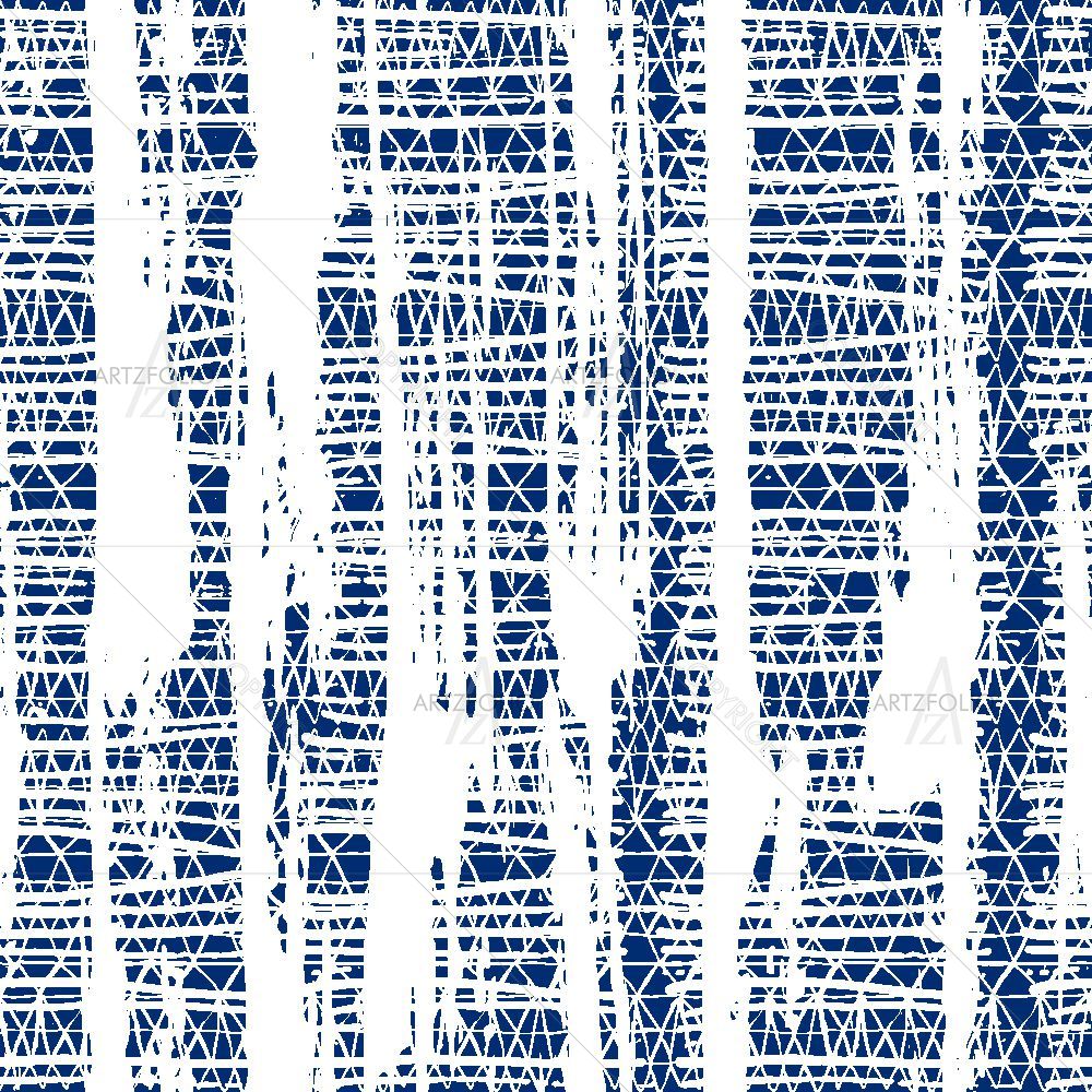 Abstract Indigo Tie Dye Batik D16 — custom-size art design 5016612