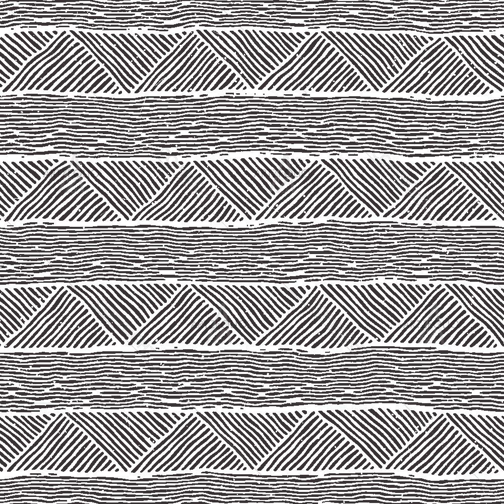 Black White Geometric Doodle — custom-size art design 5016634