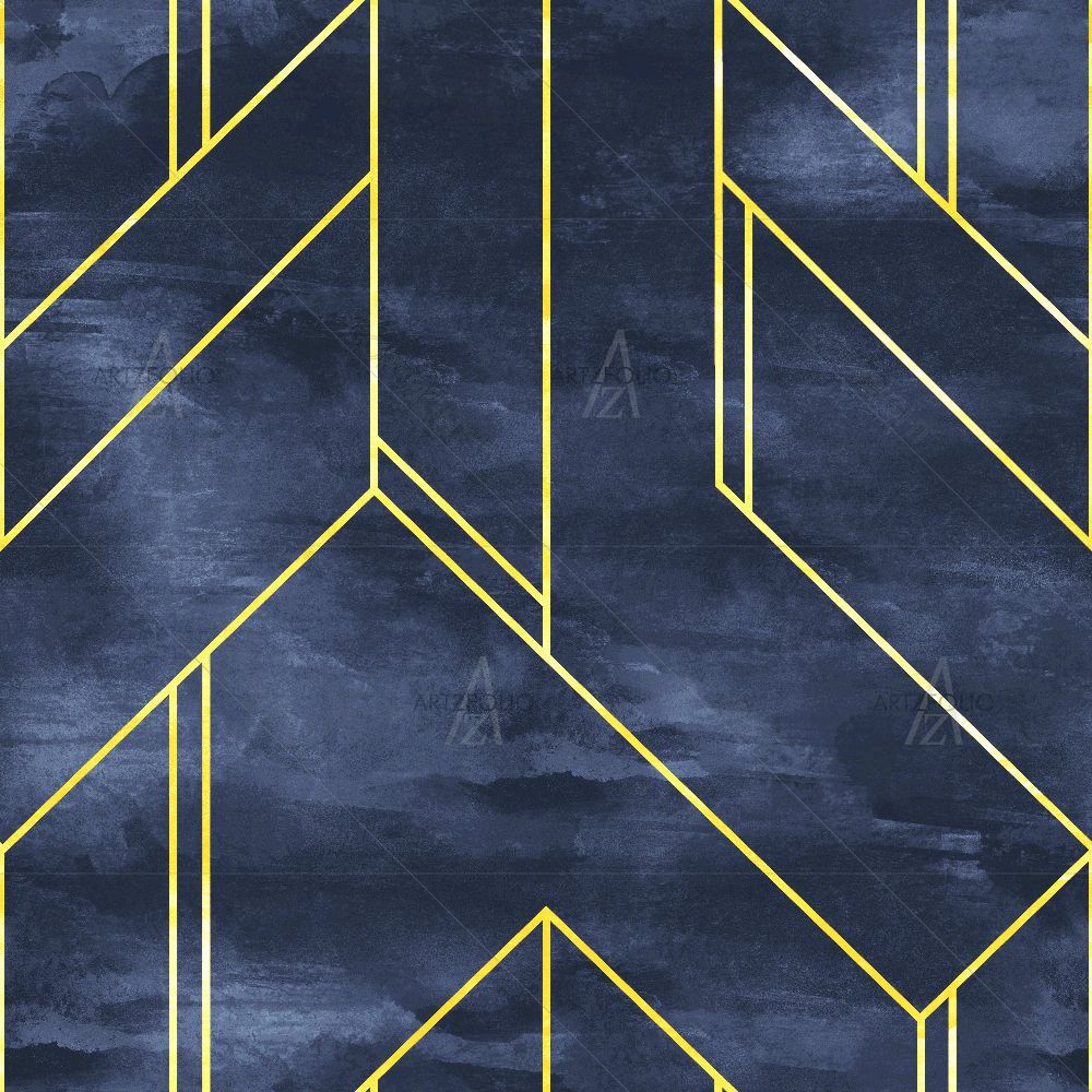 Geometric Pattern D39 — Abstract custom art by ArtzFolio