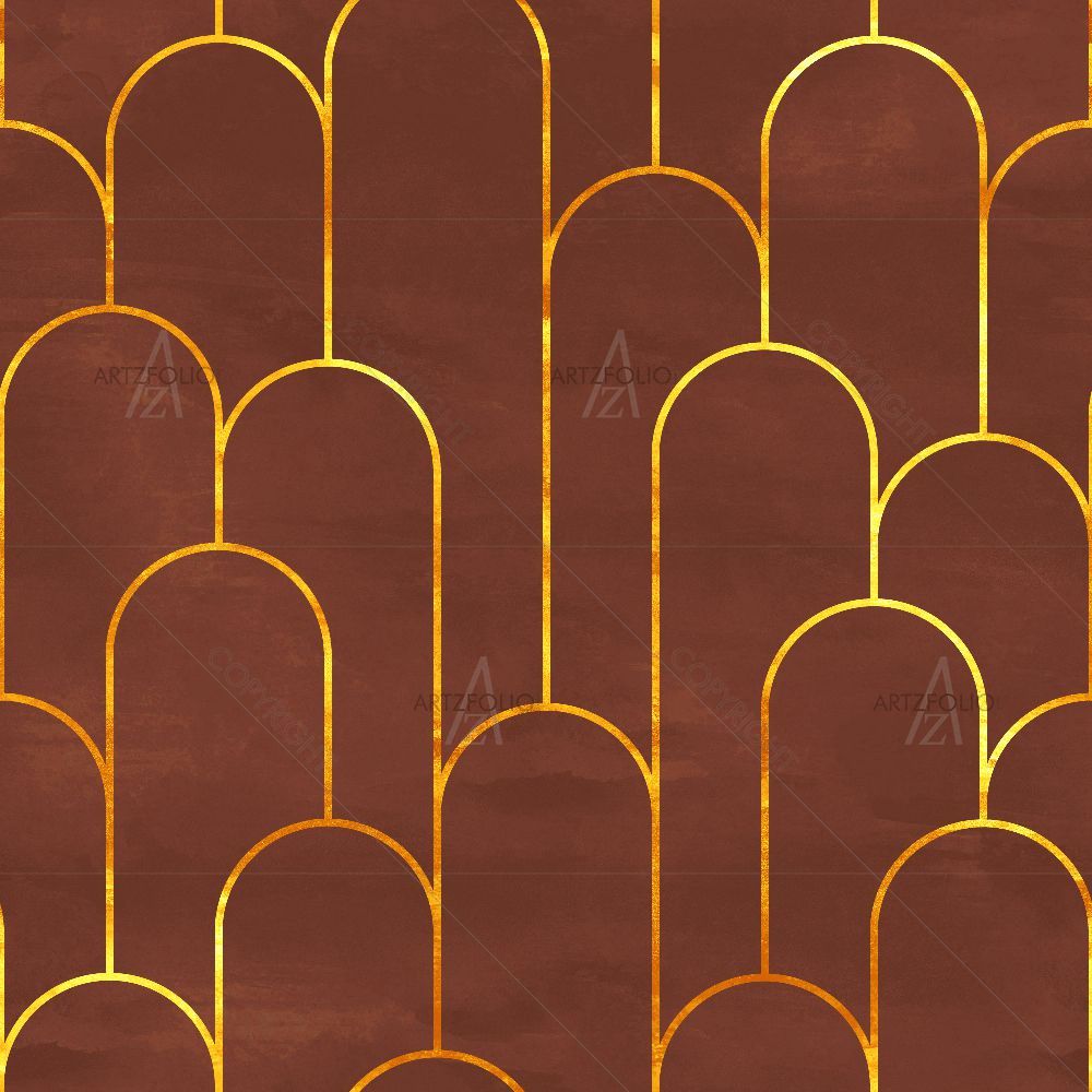 Geometric Pattern D40 — Abstract custom art by ArtzFolio