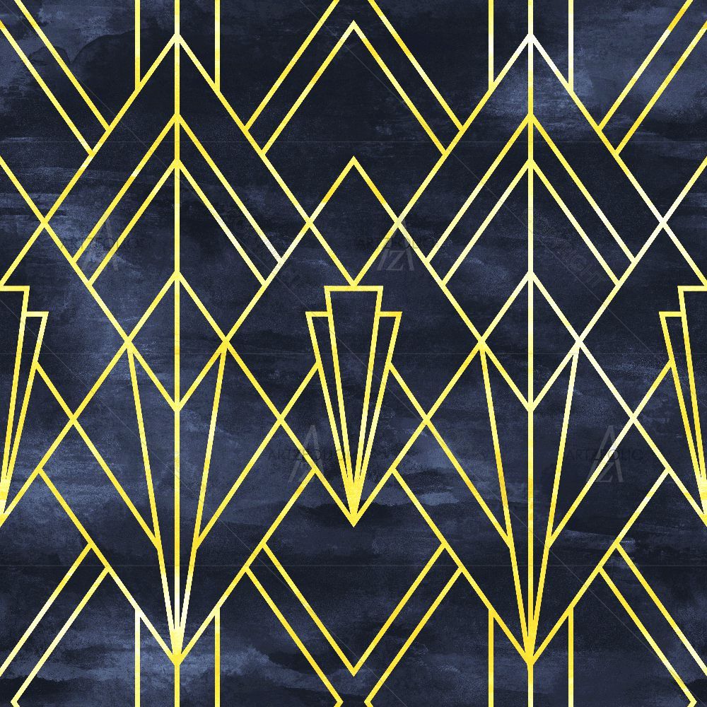 Geometric Pattern D41 — Abstract custom art by ArtzFolio