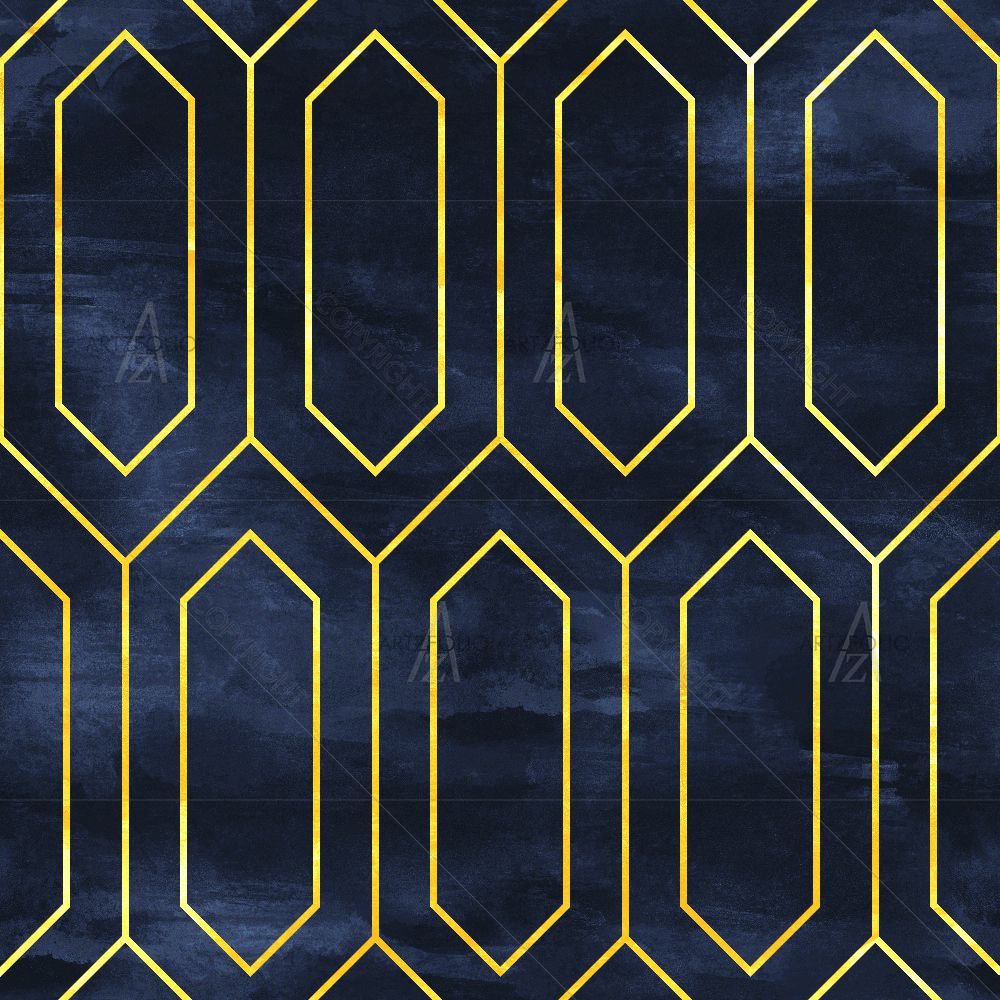 Geometric Pattern D45 — Abstract custom art by ArtzFolio