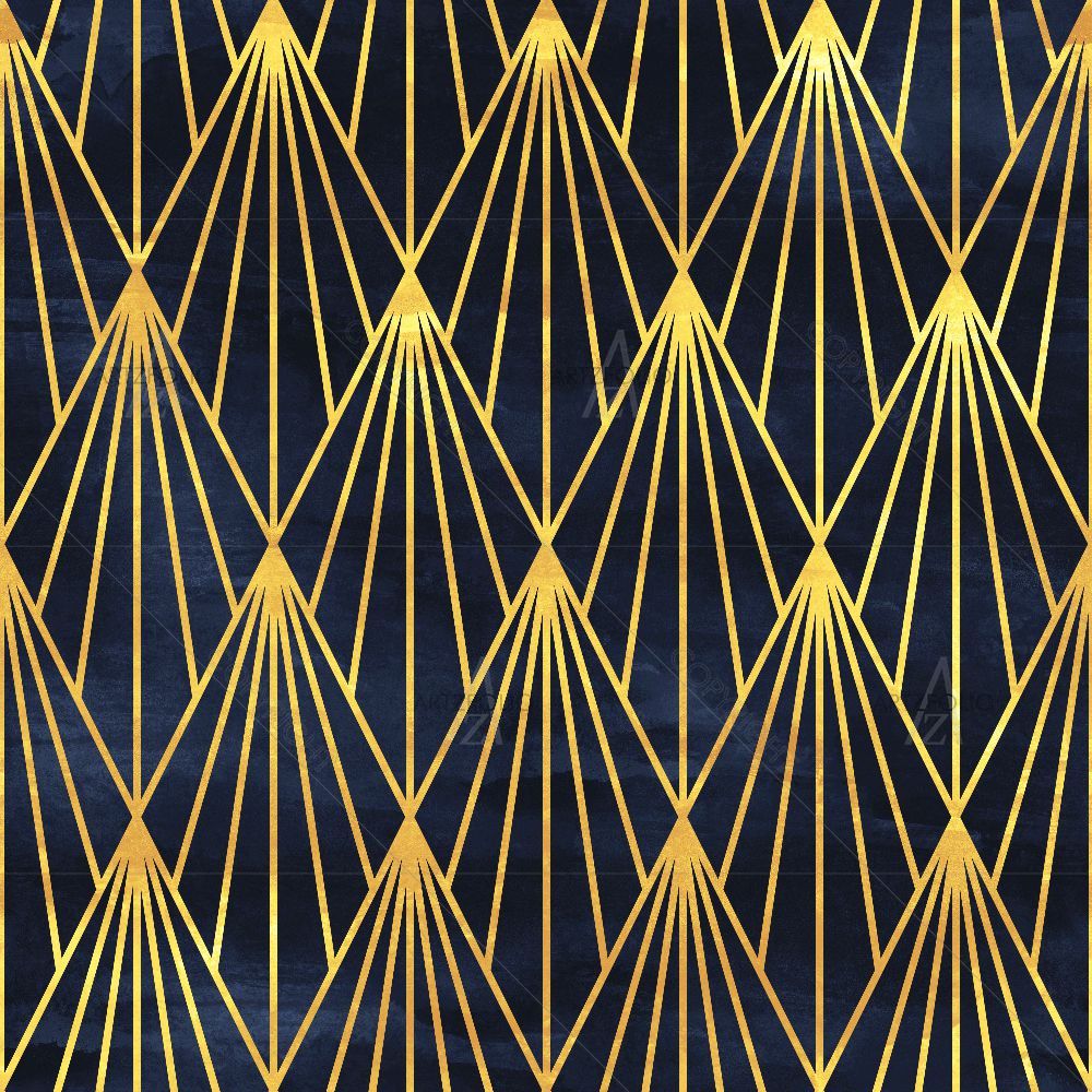 Deco Geometric Pattern D4 — custom-size art design 5016657