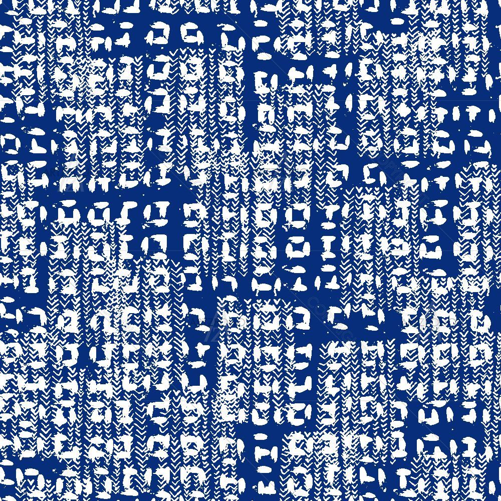 Abstract Indigo Tie Dye Batik D19 — custom-size art design 5016676