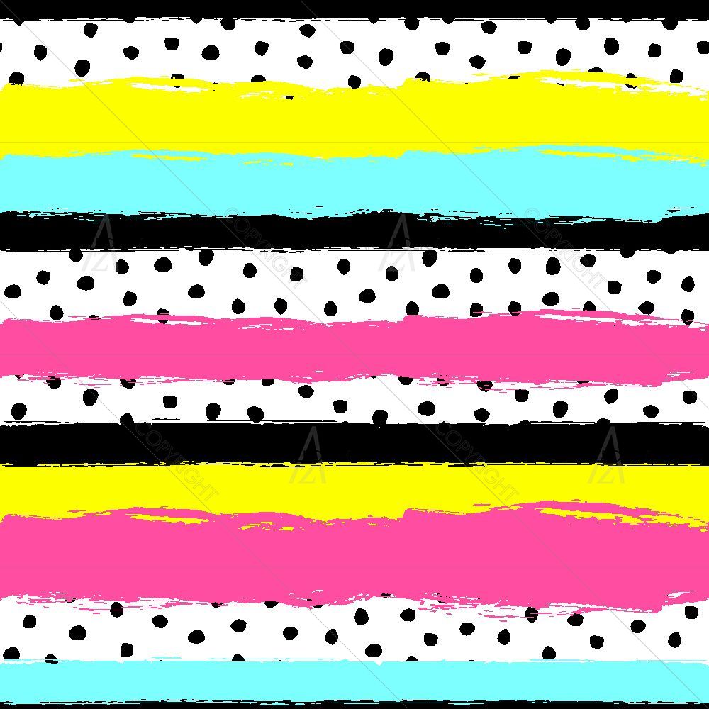 Abstract Stripes Dots D1 — custom-size art design 5016680
